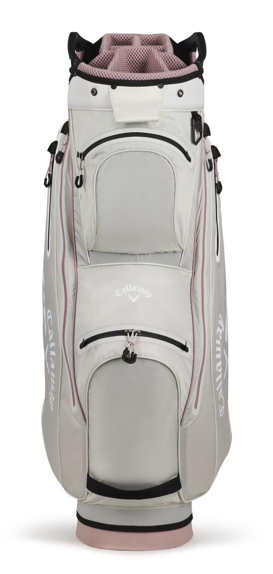 Callaway Chev Dry 14 cart bag, stříbrno/růžový