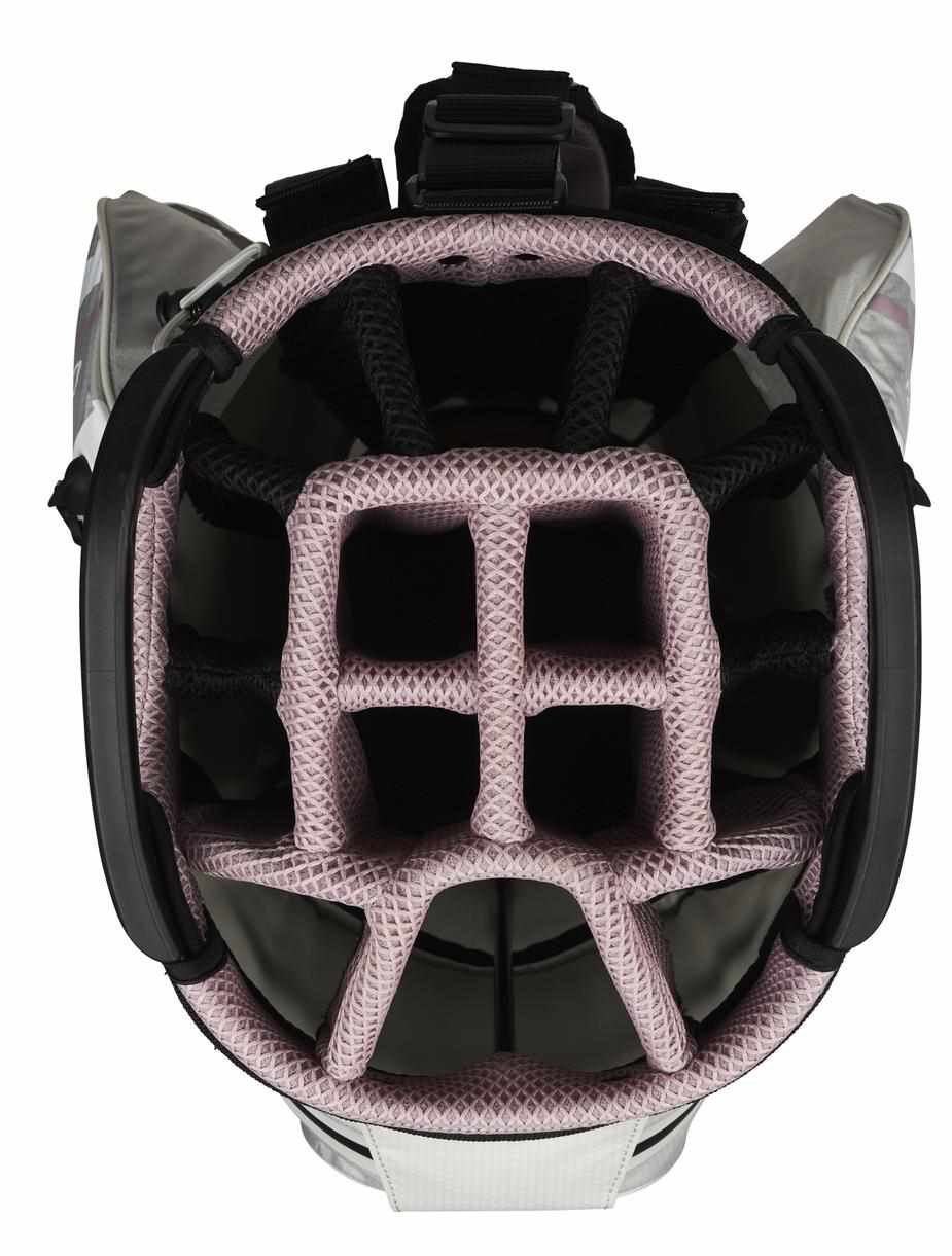 Callaway Chev Dry 14 cart bag, stříbrno/růžový
