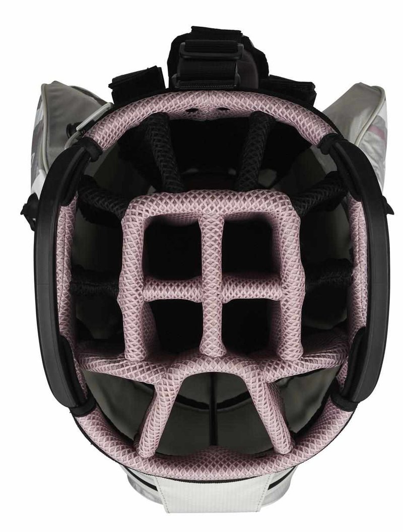 Callaway Chev Dry 14 cart bag, stříbrno/růžový
