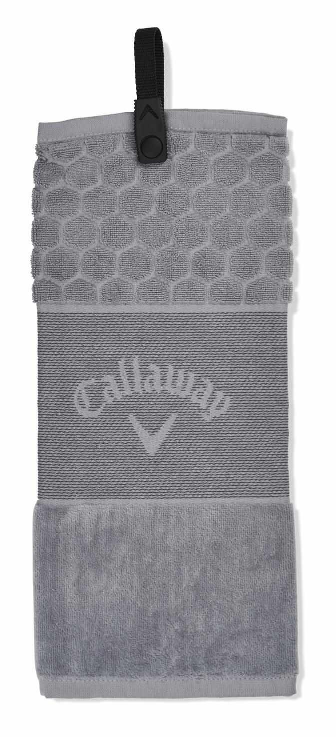 Callaway Tri-Fold golfový ručník, šedý