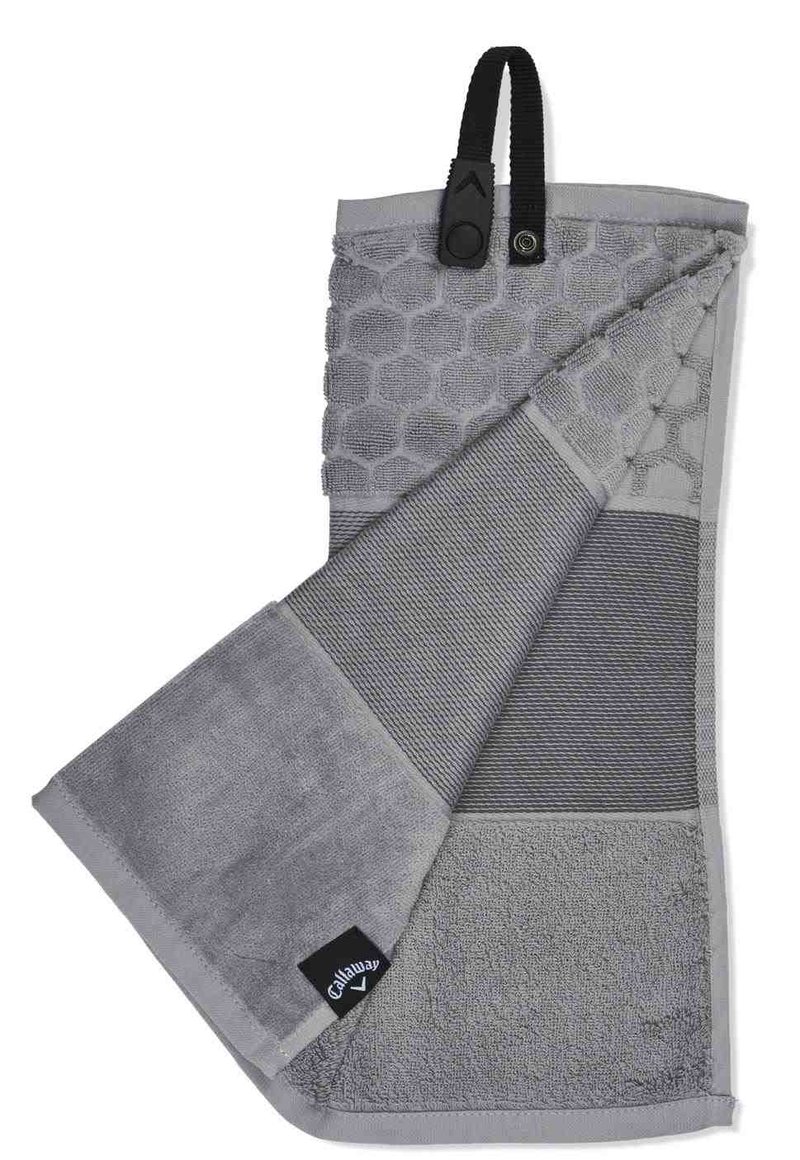Callaway Tri-Fold golfový ručník, šedý