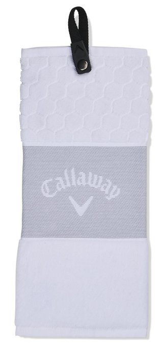 Callaway Tri-Fold golfový ručník, bílý