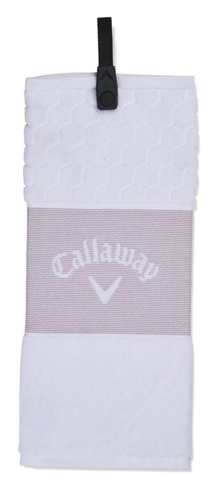 Callaway Tri-Fold golfový ručník, bílý