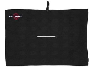 Odyssey Microfiber golfový ručník, černý