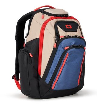 Ogio Gambit Pro Backpack 25L batoh, tan/blue/red