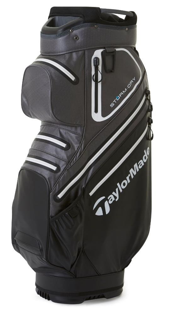 TaylorMade Storm-Dry Waterproof cart bag, černo/šedý