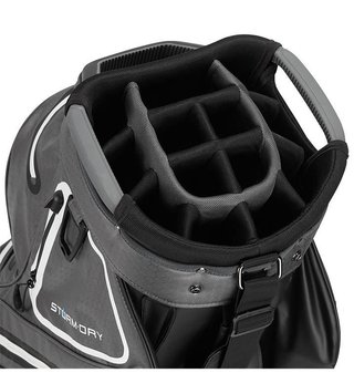 TaylorMade Storm-Dry Waterproof cart bag, černo/šedý