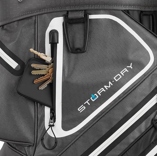 TaylorMade Storm-Dry Waterproof cart bag, černo/šedý