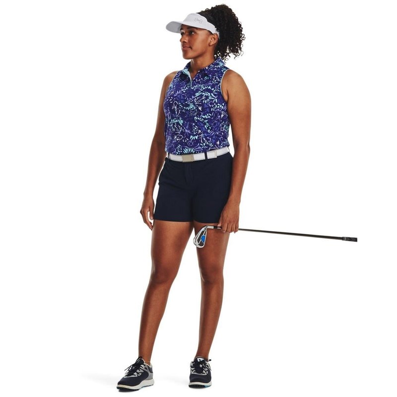 Under Armour Iso-Chill Sleeveless dámské polo bez rukávů, sonar blue