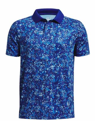 Under Armour Performance Floral Speckle dětské polo, modré
