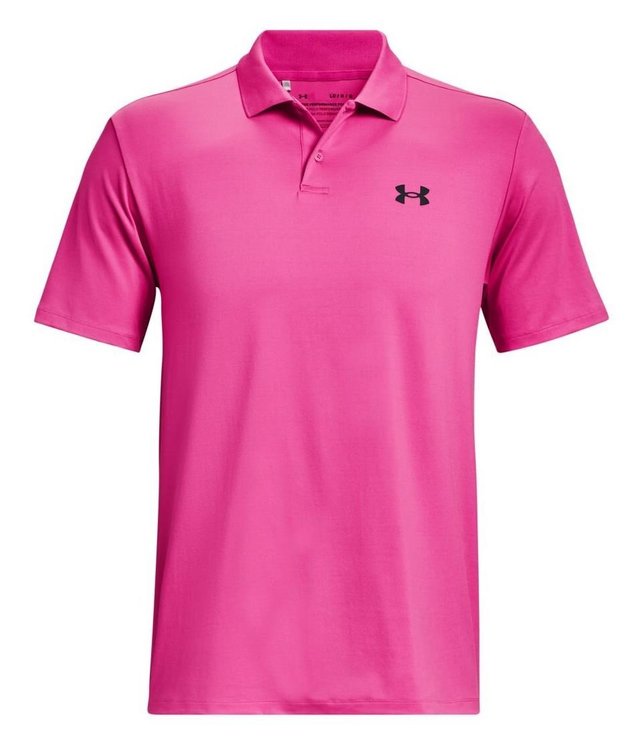 Under Armour Performance 3.0 pánské polo, růžové