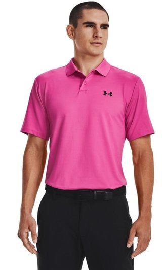 Under Armour Performance 3.0 pánské polo, růžové
