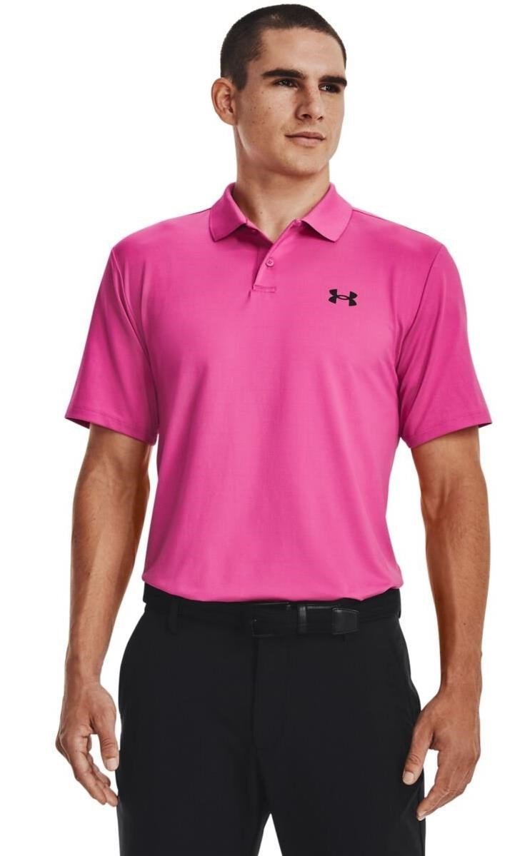 Under Armour Performance 3.0 pánské polo, růžové