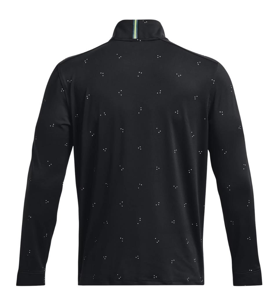 Under Armour Playoff Printed 1/4 Zip pánská mikina, černá