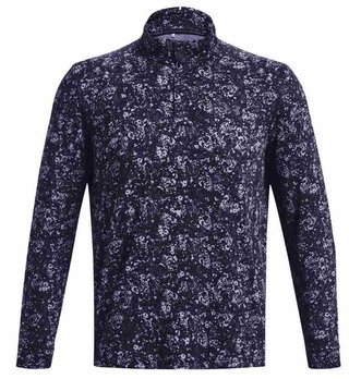 Under Armour Playoff Printed 1/4 Zip pánská mikina, modrá