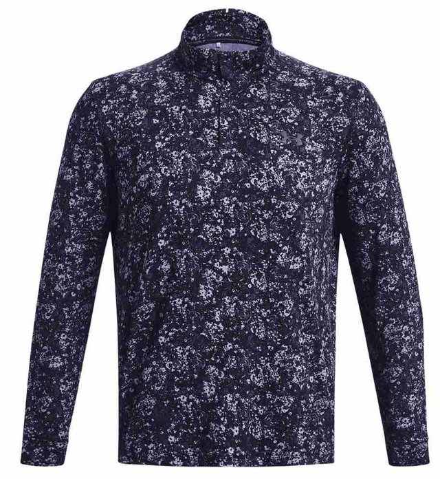 Under Armour Playoff Printed 1/4 Zip pánská mikina, modrá