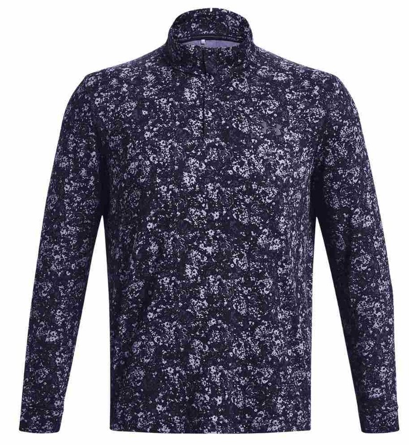 Under Armour Playoff Printed 1/4 Zip pánská mikina, modrá