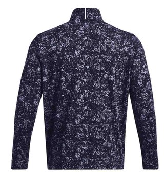 Under Armour Playoff Printed 1/4 Zip pánská mikina, modrá