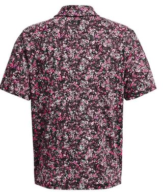 Under Armour Playoff 3.0 Printed pánské polo, černo/růžové