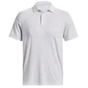 Under Armour Playoff 3.0 Printed pánské polo, bílo/modré