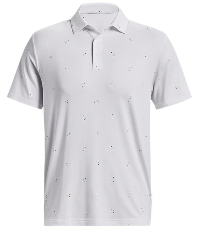 Under Armour Playoff 3.0 Printed pánské polo, bílo/modré