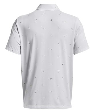 Under Armour Playoff 3.0 Printed pánské polo, bílo/modré
