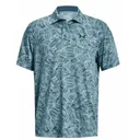 Under Armour Playoff 3.0 Printed pánské polo, still water/static blue