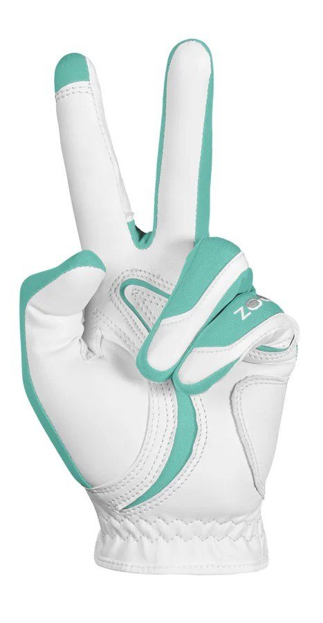 Zoom Hybrid dámská golfová rukavice, bílo/mátová
