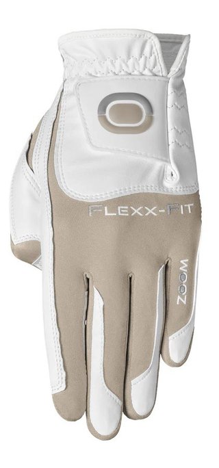 Zoom Hybrid dámská golfová rukavice, bílo/béžová