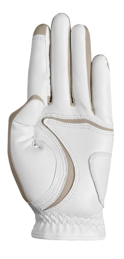 Zoom Hybrid dámská golfová rukavice, bílo/béžová