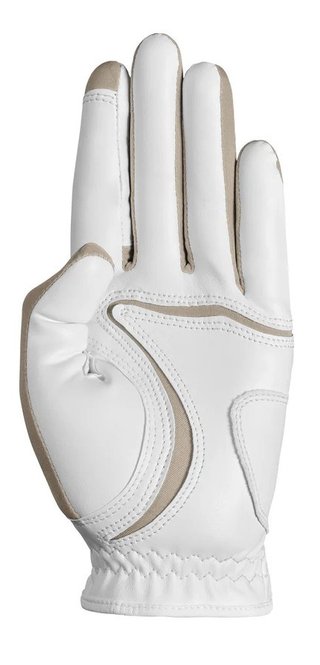 Zoom Hybrid dámská golfová rukavice, bílo/béžová