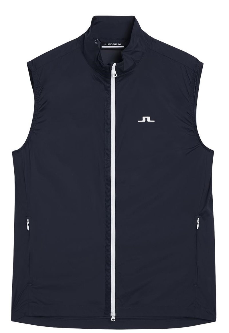 J.Lindeberg Ash Light Packable Golf pánská vesta, tmavě modrá