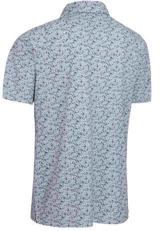 Callaway Allover Flamingo Print pánské polo, bright white