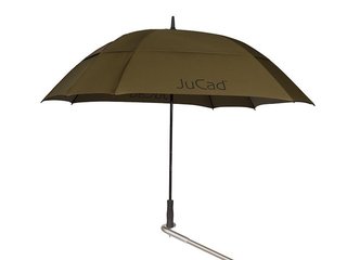 JuCad teleskopický golfový deštník 68" Windproof s PINem, olivový