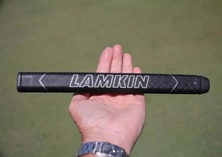 Lamkin SINKFIT Rubber Straight putter grip, STANDARD, černo/červený