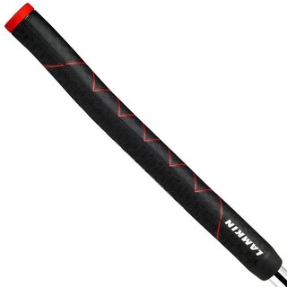Lamkin SINKFIT Rubber Straight putter grip, STANDARD, černo/červený
