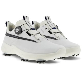 Ecco Biom G5 BOA pánské kožené Gore-Tex golfové boty, bílé
