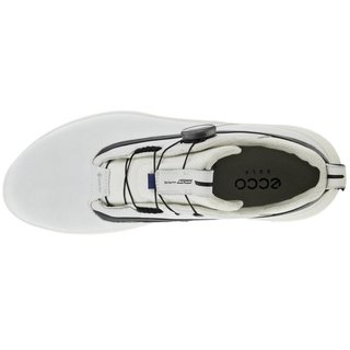 Ecco Biom G5 BOA pánské kožené Gore-Tex golfové boty, bílé