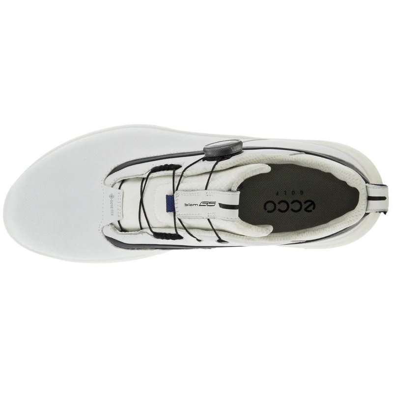 Ecco Biom G5 BOA pánské kožené Gore-Tex golfové boty, bílé