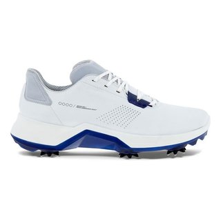 Ecco Biom G5 pánské kožené Gore-Tex golfové boty, bílé