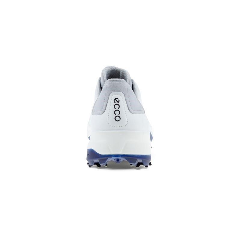 Ecco Biom G5 pánské kožené Gore-Tex golfové boty, bílé