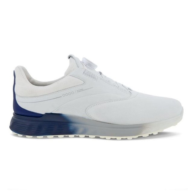 Ecco S-Three BOA pánské golfové boty, bílé