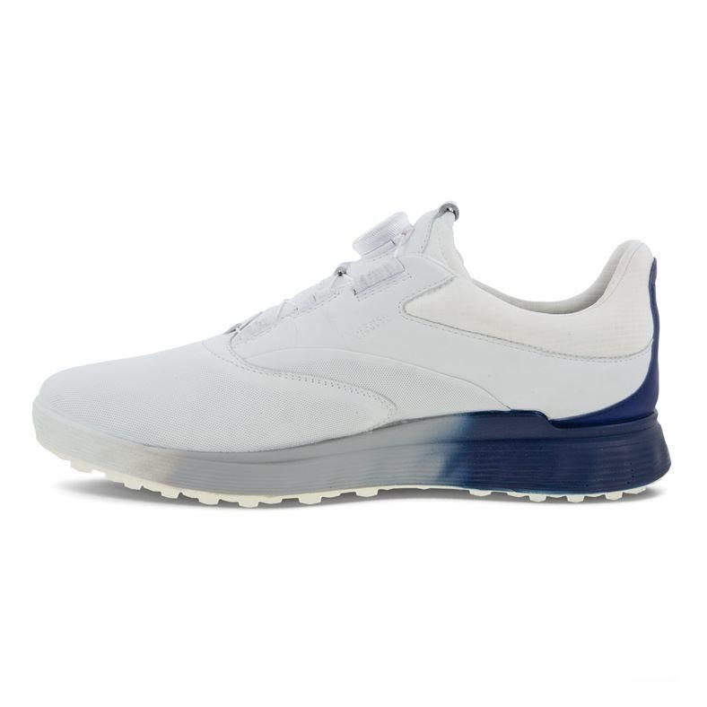 Ecco S-Three BOA pánské golfové boty, bílé