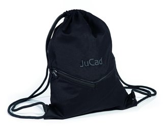 JuCad drawstring sports bag, černý