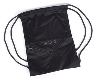 JuCad drawstring sports bag, černý