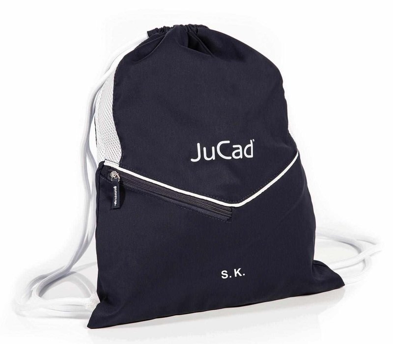 JuCad drawstring sports bag, modrý