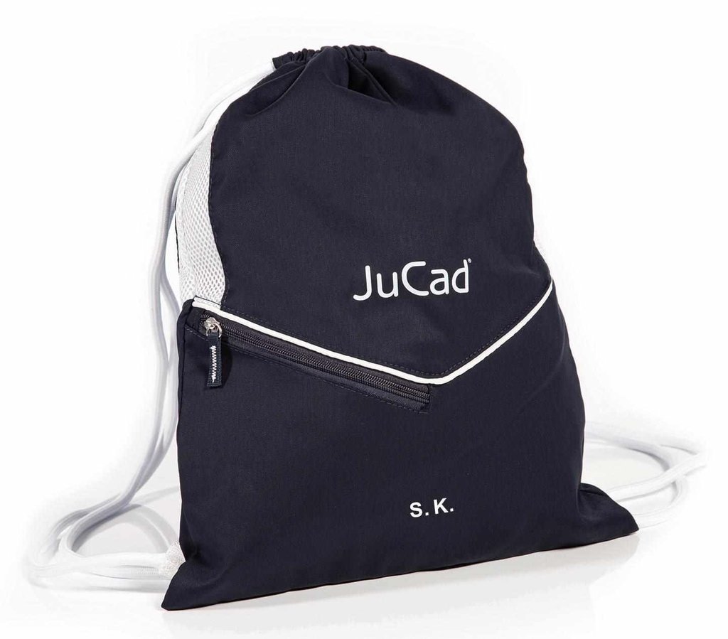 JuCad drawstring sports bag, modrý