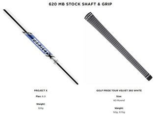Titleist 620 MB pánská železa, ocel
