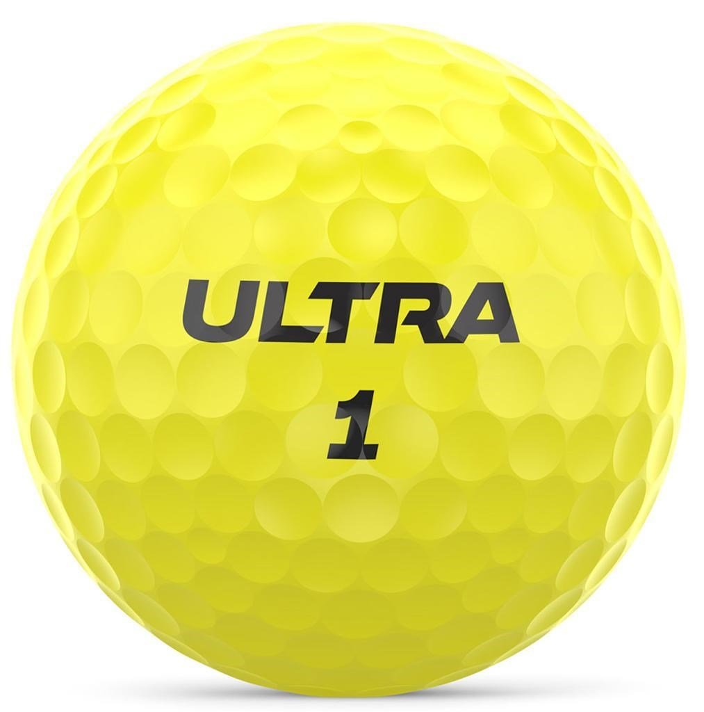 Wilson Ultra Distance golfové míčky, žluté, 15ks