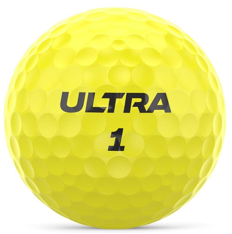 Wilson Ultra Distance golfové míčky, žluté, 15ks